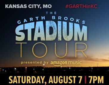 Sixty Thousand Fans Expected for Garth Brooks Kansas City Concert. Masks Not Required.
