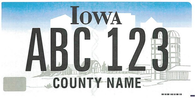 ‘Generic’ License Plate Proposed for Iowa