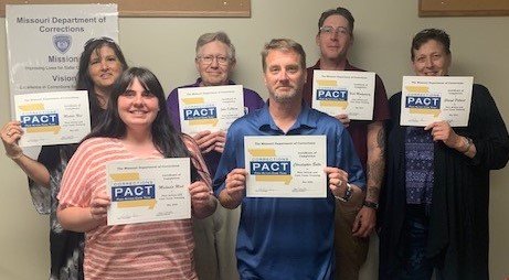 Western Missouri Correctional Center Employees Graduate from P.A.C.T. Training