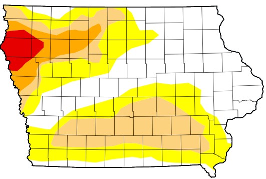 Even With Heavy Rains, Drought Conditions Persist for Iowa Cropland