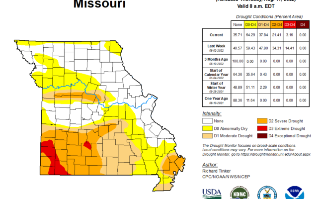 Pre-Drought Conditions Now Reported In Some Of Northern Missouri