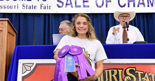 Early Grand Champions Announced At Missouri State Fair