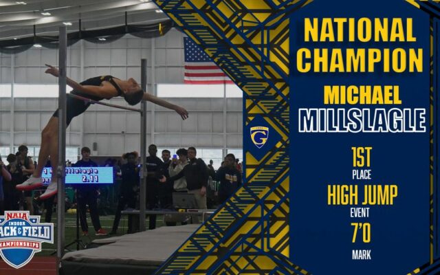 GU’s Michael Millslage Leaps To NAIA High Jump Championship