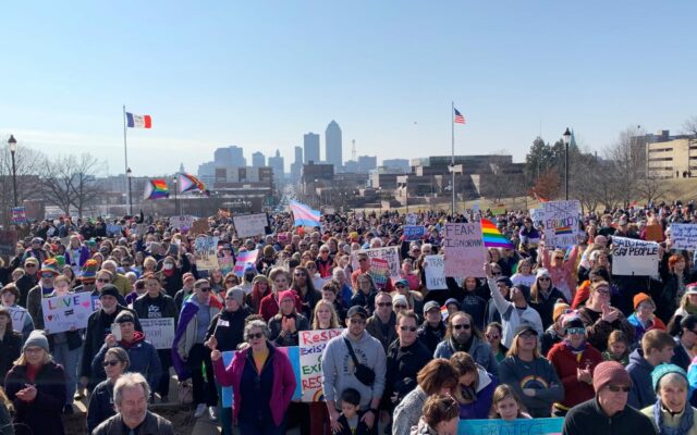 ‘Rally to Resist’ at Iowa Capitol