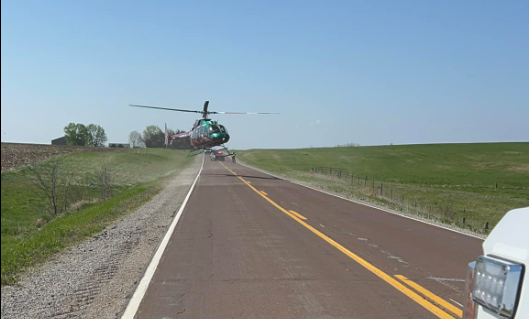 Bethany Driver Air Lifted Following Accident