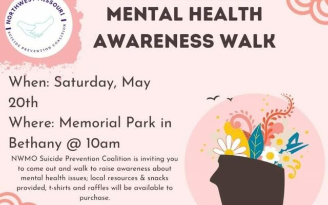 Mental Health Awareness Promoted This Weekend in Bethany