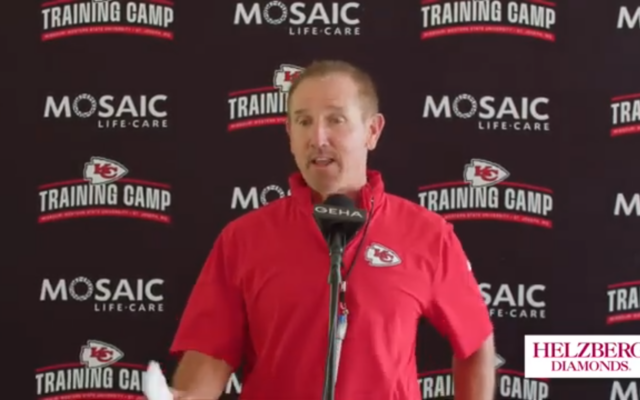 Steve Spagnuolo, Travis Kelce, Trent McDuffie, and Skyy Moore Meet With Media at Chiefs Training Camp