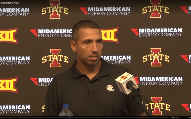 Iowa State Holds Football Media Day