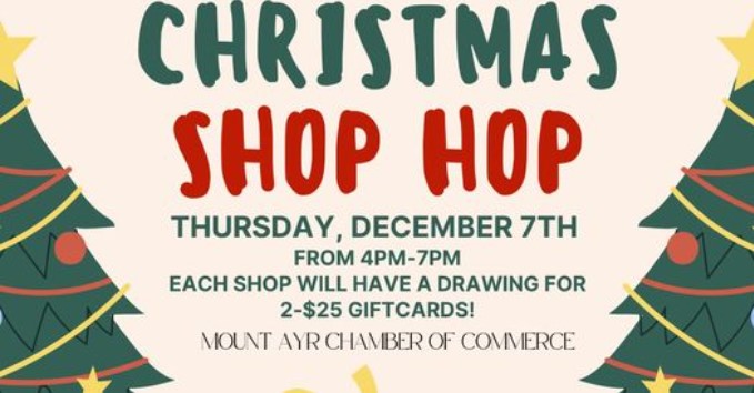 <h1 class="tribe-events-single-event-title">Mount Ayr Christmas Shop Hop</h1>