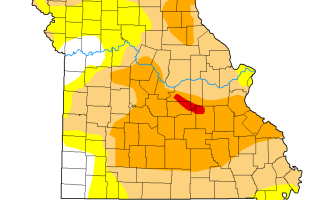 Very Few Changes In New Missouri Drought Monitor Map
