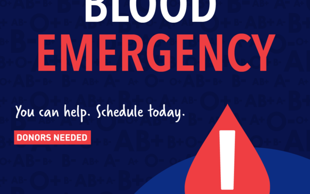 Community Blood Center Announces Blood Emergency
